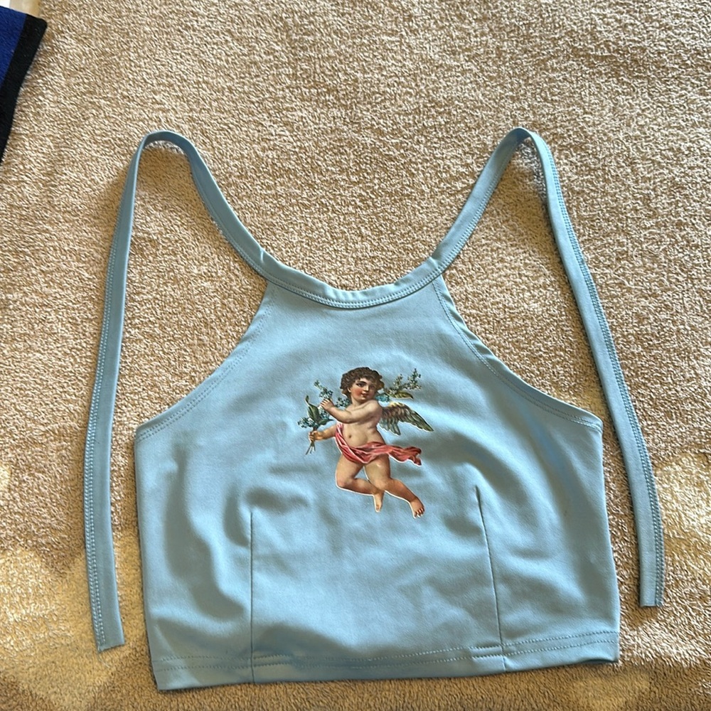 Baby angel crop top